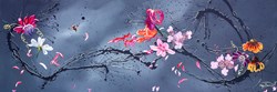 Passion So Sweet by Kay Davenport - Original Painting on Box Canvas sized 72x24 inches. Available from Whitewall Galleries